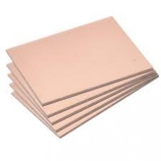 One Side PCB Epoxy Fiber FR4 Copper Clad Plate 12cm*18cm